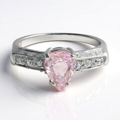 Anello in argento con Tormalina Rosa Cuprian
