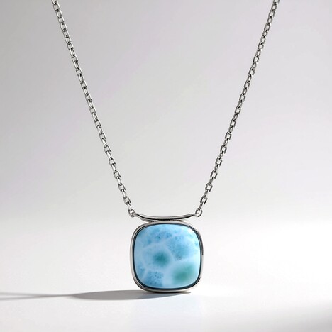 Collana in argento con Larimar