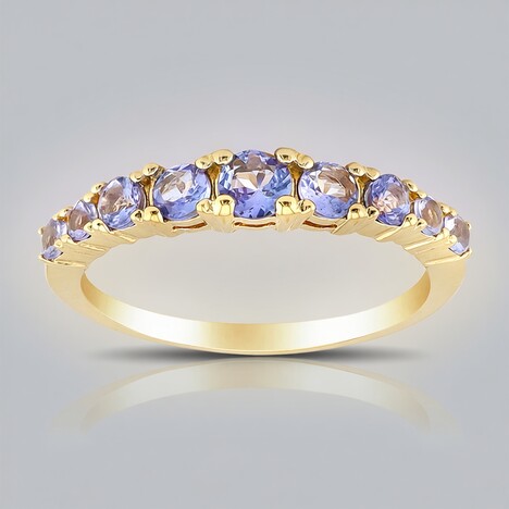 Anello in argento con Tanzanite