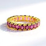 Anello in argento con Rodolite