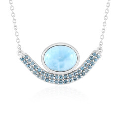 Collana in argento con Larimar
