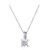 White Topaz Silver Necklace