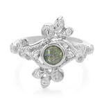 Romanian Spectrolite Silver Ring