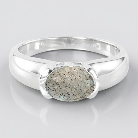 Anello in argento con Labradorite