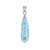 Zilveren hanger met een larimar