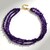 Collana in argento con Ametista Zambiana