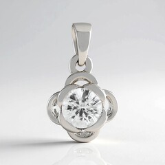 Ciondolo in argento con Zircone