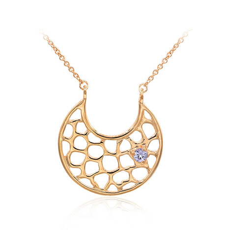 Collana in argento con Tanzanite