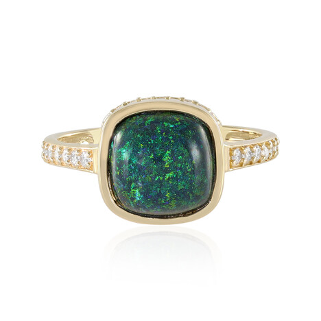 Andamooka-Matrix-Opal-Goldring (AMAYANI)