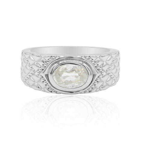 Zilveren ring met een zirkoon (VIENNA 1903)