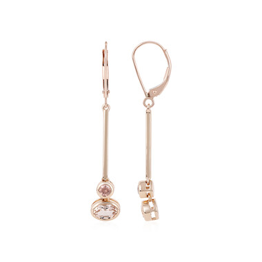 Orecchini in oro con Morganite del Madagascar (KM by Juwelo)