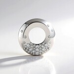 Ciondolo in argento con Zircone (de Melo Essence)