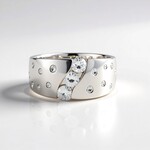 Anello in argento con Zircone (de Melo Essence)