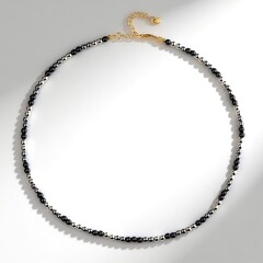 Collana in argento con Ematite Argentata