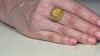 Anillo en plata con Ámbar báltico limón (dagen)