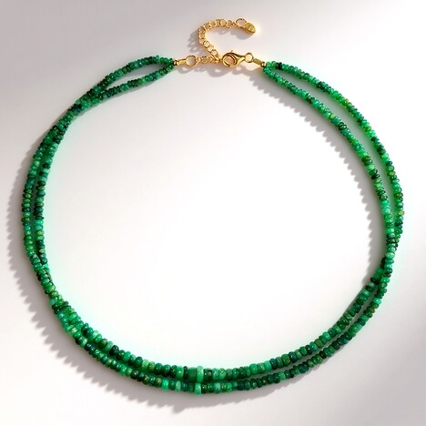 Collana in argento con Smeraldo Brasiliano