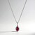 Collana in oro con Rubino Mozambico AAA