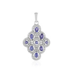 Ciondolo in argento con Tanzanite
