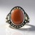 Anello in argento con Pietra di Luna Pesca (Annette classic)