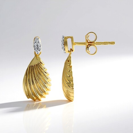 Boucles d'oreilles en argent et Zircon