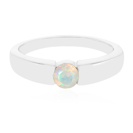 Anello in argento con Opale di Welo