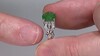 Zilveren ring met een Bahia-smaragd