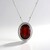 Collana in argento con Granato Essonite (de Melo Essence)