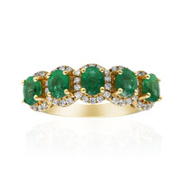 Anello in oro con Smeraldo Zambia AAA (CIRARI)