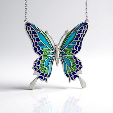 Collar en plata (Adela Silber)