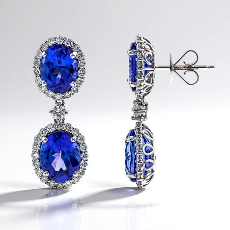 Orecchini in oro con Tanzanite AAA (CIRARI)