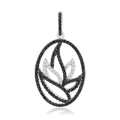 Edelstein-Silberanhänger