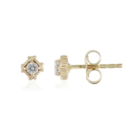 Pendientes en oro con Diamante IF (G)
