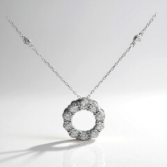 Collana in oro con Diamante I1 (H) (CIRARI)