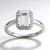 Anello in argento con Topazio Bianco