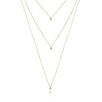 Collana in oro con Diamante Champagne VS1 (de Melo Gold)