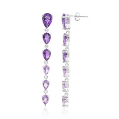 Amethyst-Silberohrringe