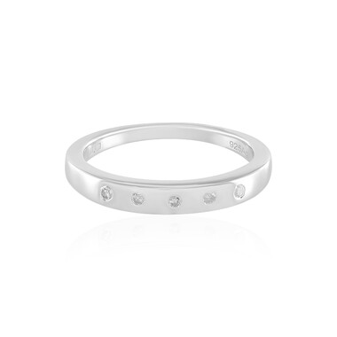 I2 (I) Diamant-Silberring