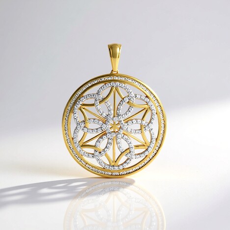 Ciondolo in argento con Zircone (Ornaments by de Melo)