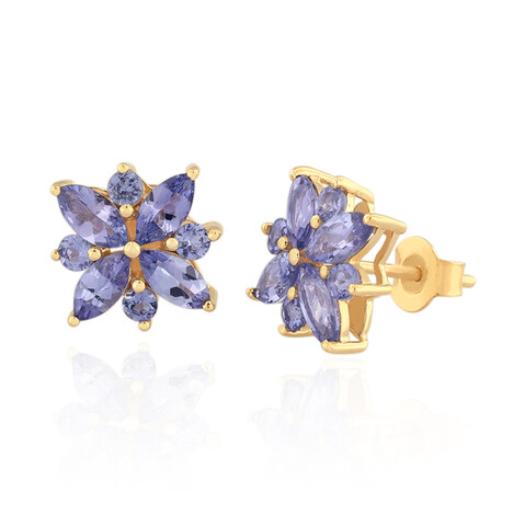 Boucles d'oreilles en or et Tanzanite (de Melo)