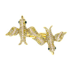 Anillo en oro con Tsavorita de Kenia AAA (CIRARI)