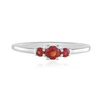 Bague en argent et Rubis de Tanzanie