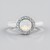 Anello in argento con Opale di Welo