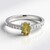 Anello in argento con Berillo Giallo