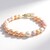 Bracciale in argento con Perla d'Acqua Dolce Pesca (TPC)