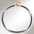 Collana in argento con Zaffiro Blu della Birmania