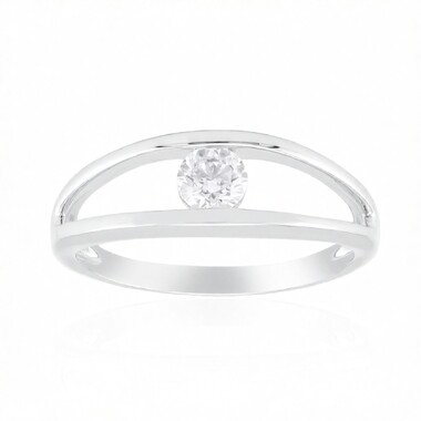 9K SI1 (G) Diamond Gold Ring (Annette)