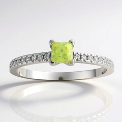Anello in argento con Sfene