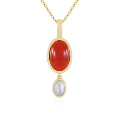 Collana in argento con Corniola