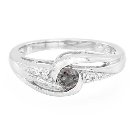 Nicht erhitzter Farbwechsel-Saphir-Silberring