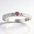 Anello in argento con Pezzottaite